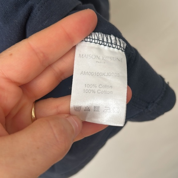 Maison Kitsuné Graphic Print Crew Neck T-Shirt Size: M - Picture 4 of 5